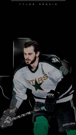 Tyler Seguin, Star Canadian Ice Hockey Player In Action Wallpaper