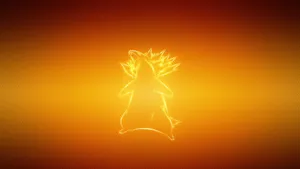 Typhlosion In Neon Light Wallpaper