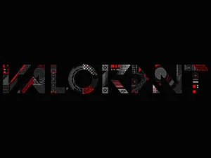 Typography Art In Black Valorant Desktop Wallpaper