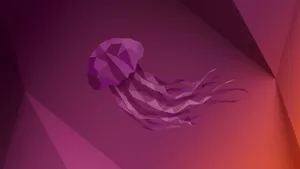 Ubuntu Jellyfish Stock Wallpaper