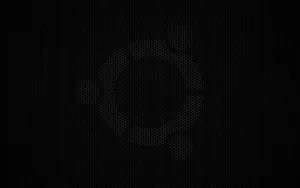 Ubuntu Logo Dark Mode Wallpaper