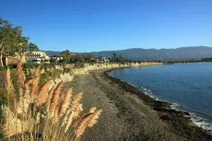 Ucsb Majestic Sunset View Overlooking The Pacific Ocean. Wallpaper