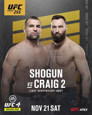 Ufc 255 Paul Craig And Mauricio Rua Wallpaper