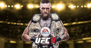 Ufc Double Champion In Action Wallpaper