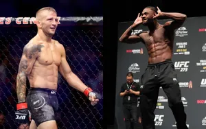 Ufc Stars Tj Dillashaw And Aljamain Sterling Caught In A Tense Face-off Wallpaper