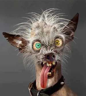 Ugly Funny Edit Dog Wallpaper