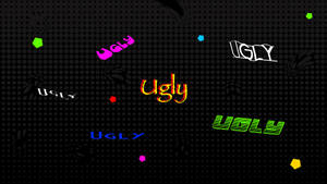 Ugly Lettering Wallpaper