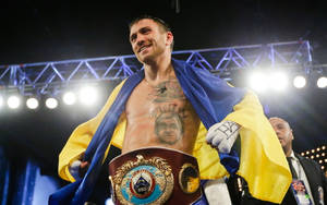 Ukraine Flag Vasily Lomachenko Wallpaper