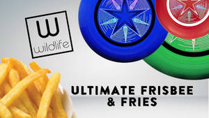 Ultimate Frisbee And Fries Wallpaper