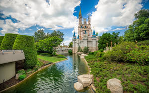 Ultra Hd Disney World Castle Laptop Wallpaper