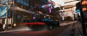Ultrawide Cyberpunk Furious Car Wallpaper
