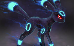 Umbreon Blue Lights Art Wallpaper