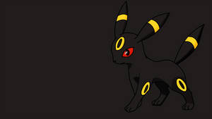 Umbreon On Black Wallpaper