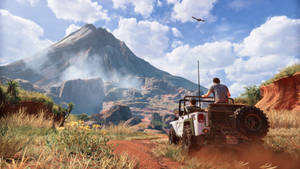 Uncharted Game Volcano Wallpaper