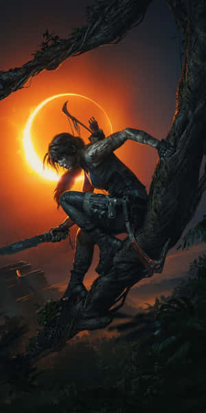 Uncover The Secrets Of The World With The Tomb Raider Phone Wallpaper