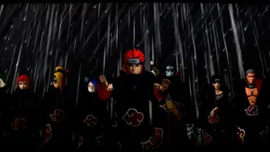 Under The Rain Akatsuki Pc Wallpaper