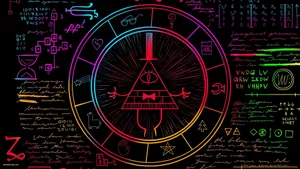 Unique Laptop Gravity Falls Background Wallpaper