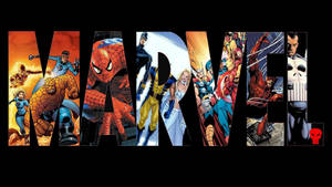 Unite The Marvel Superheroes Wallpaper