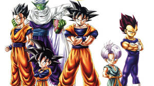 Uniting The Power Of The Legendary Dragon Balls Wallpaper