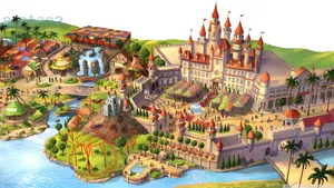 Universal Studios 3d Map Wallpaper