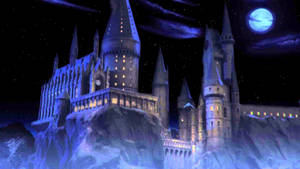 Universal Studios Hogwarts At Night Wallpaper