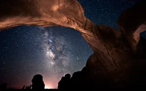 Universe At Arches National Park Wallpaper