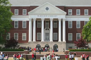 University Of Maryland Mckeldin Library Wallpaper