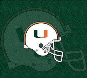 University Of Miami Helmet Art Wallpaper
