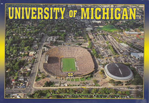 University Of Michigan-ann Arbor Full Stadium Wallpaper