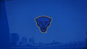 University Of Pittsburgh Blue Panther Desktop Wallpaper