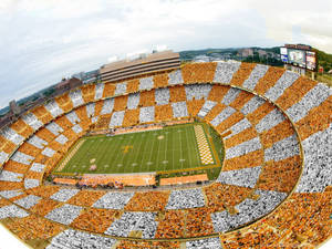 University Of Tennessee Orange White Stadium Wallpaper
