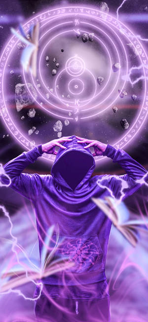 Unknown Man Purple Chakra Wallpaper