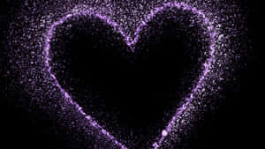 Unleash The Power Of Purple Glitter Wallpaper