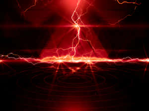 Unleash Your Full Potential With Red Lightning Wallpaper