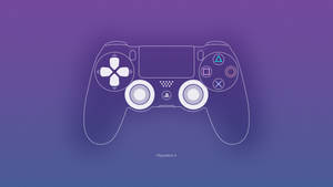 Unleash Your Gaming Experience With The Sony Playstation Dualshock 4 Wireless Controller. Wallpaper
