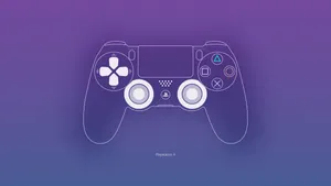 Unleash Your Gaming Experience With The Sony Playstation Dualshock 4 Wireless Controller. Wallpaper