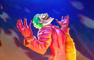 Unleashing Madness: Joker's Unforgettable Laugh Wallpaper