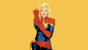 Unleashing The Power Of Captain Marvel Wallpaper