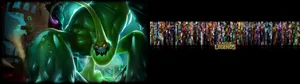 Unlock The Power Of Dual Screen Gaming With League Of Legends Wallpaper