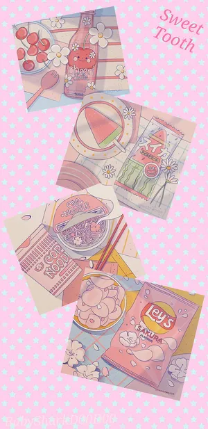 Unlock The Universe With This Pink Aesthetic Anime Phone Wallpaper