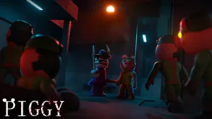 Unlock Your Imagination With Piggy, The Roblox Game Wallpaper