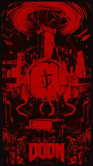 “unlock Your Inner Doomslayer With Doom Eternal For Iphone” Wallpaper