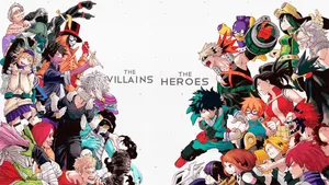 Unlock Your Superhuman Potential With My Hero Academia's Exclusive Ipad Range Wallpaper