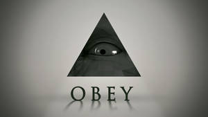 Unveiling The Mystery: Illuminati Triangle Obey Wallpaper