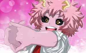 Unwind In Comfort With A Glass Of Ashido Sake Wallpaper