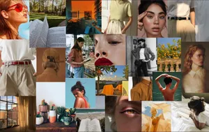 Upgrade To A Better Workspace With The Macbook Collage Wallpaper