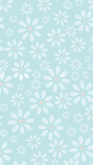 Upgrade Your Phone With Pastel Blue Aesthetic Wallpaper