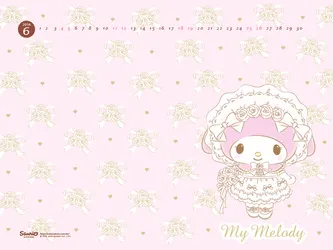 Upgrade Your Work-from-home Experience With The My Melody Laptop. Wallpaper