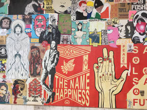 Urban Art Collage Wallpaper