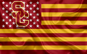 Usc Football American Flag Wallpaper